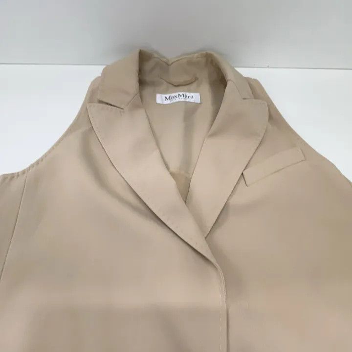 Max Mara MaxMara Casual Stylish Beige Vest 0079 Size M / US 6-8 / IT 42-44 - 8 Thumbnail