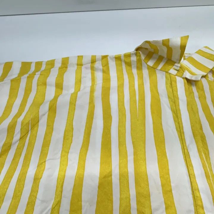 Max Mara MaxMara Casual Striped Short Sleeve Shirt 0079 Size M / US 6-8 / IT 42-44 - 7 Thumbnail