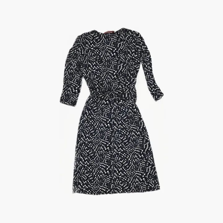 Max Mara Max Mara Chic Long Sleeve Dress 0079 Size S / US 4 / IT 40 - 3 Thumbnail