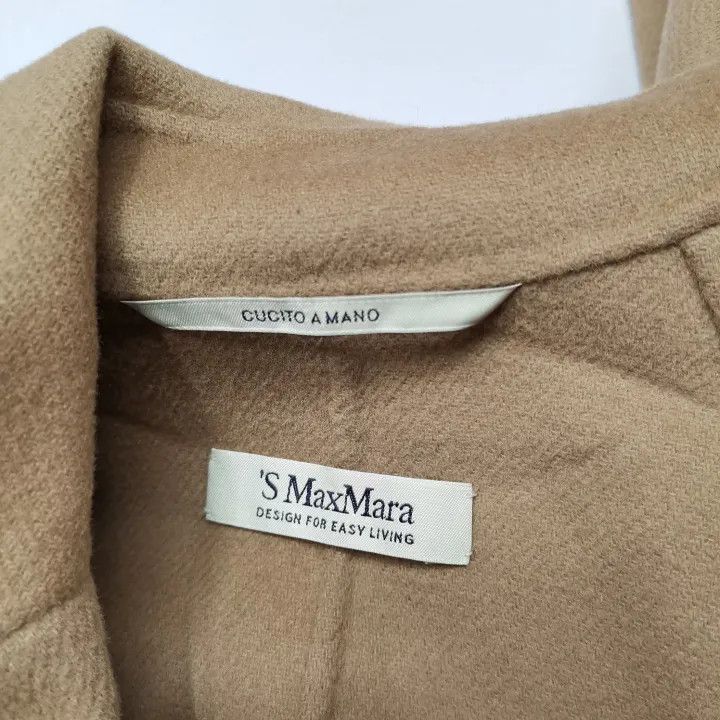 Max Mara Maxmara Long Sleeve Wool Coat 0079 Size M / US 6-8 / IT 42-44 - 4 Thumbnail