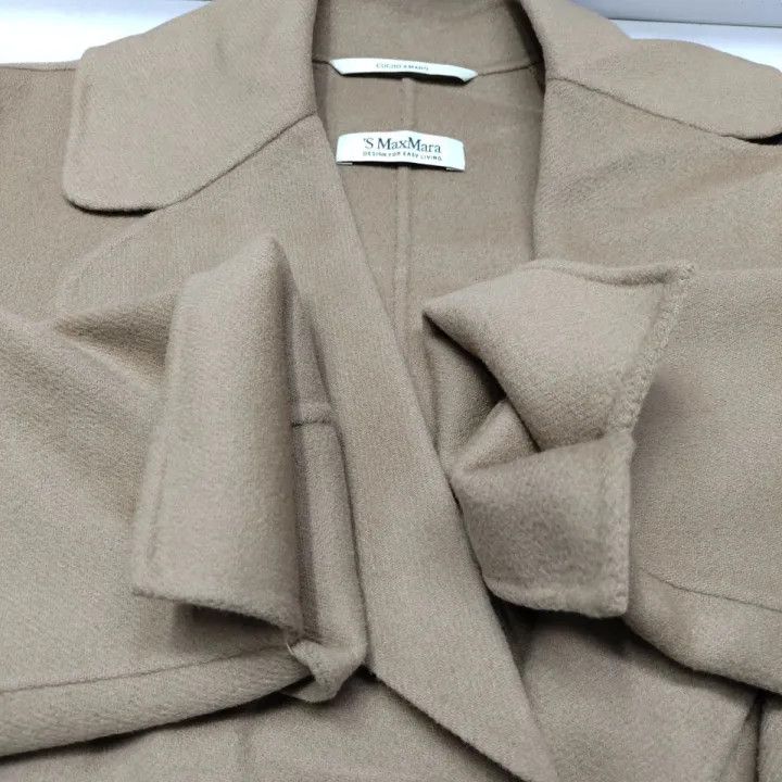 Max Mara Maxmara Long Sleeve Wool Coat 0079 Size M / US 6-8 / IT 42-44 - 14 Thumbnail
