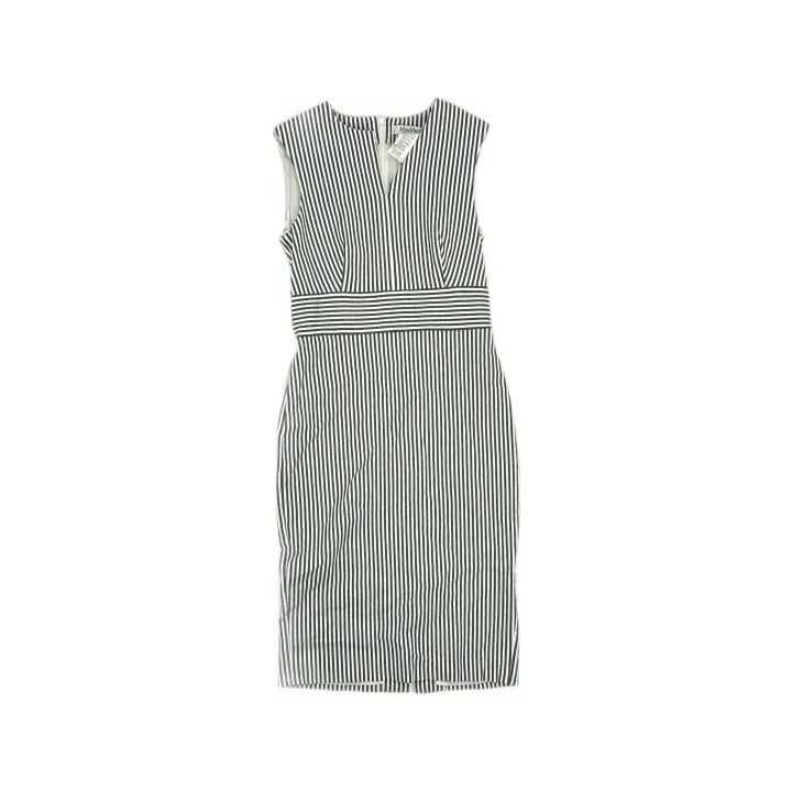 Maxmara Chic Sleeveless Striped Dress 0079