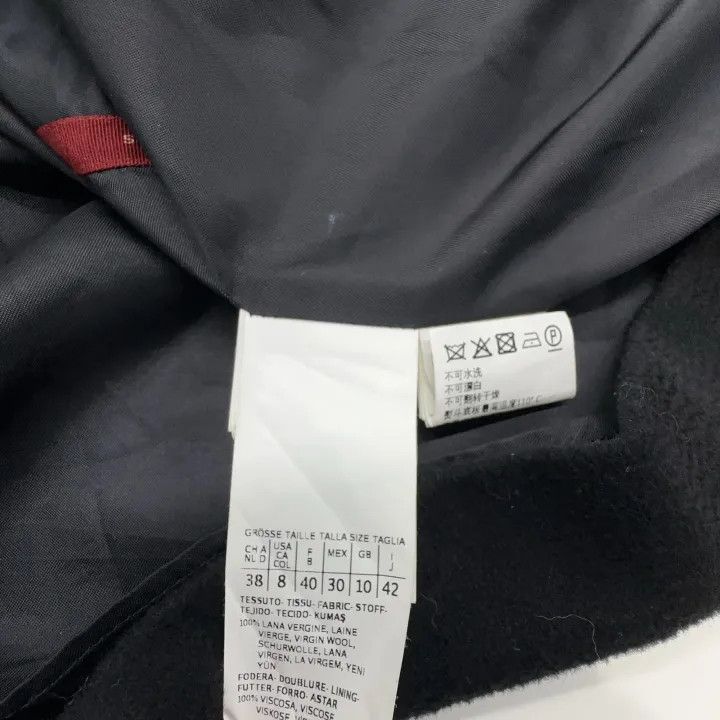 Max Mara Maxmara Black Casual Button-Up Coat 0079 Size M / US 6-8 / IT 42-44 - 5 Thumbnail