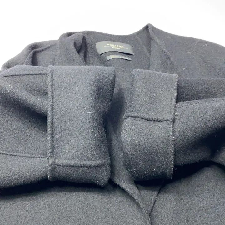 Max Mara Maxmara Classic Wool Double-Faced Coat 0079 Size M / US 6-8 / IT 42-44 - 9 Thumbnail