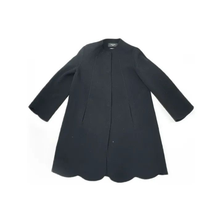 Max Mara Maxmara Chic Black Long Sleeve Coat 0079 Size M / US 6-8 / IT 42-44 - 2 Thumbnail