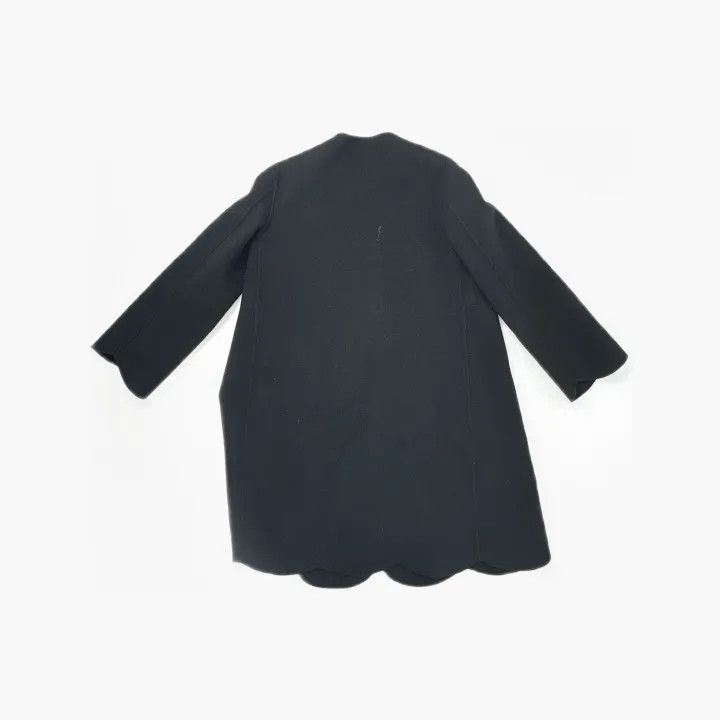 Max Mara Maxmara Chic Black Long Sleeve Coat 0079 Size M / US 6-8 / IT 42-44 - 3 Thumbnail