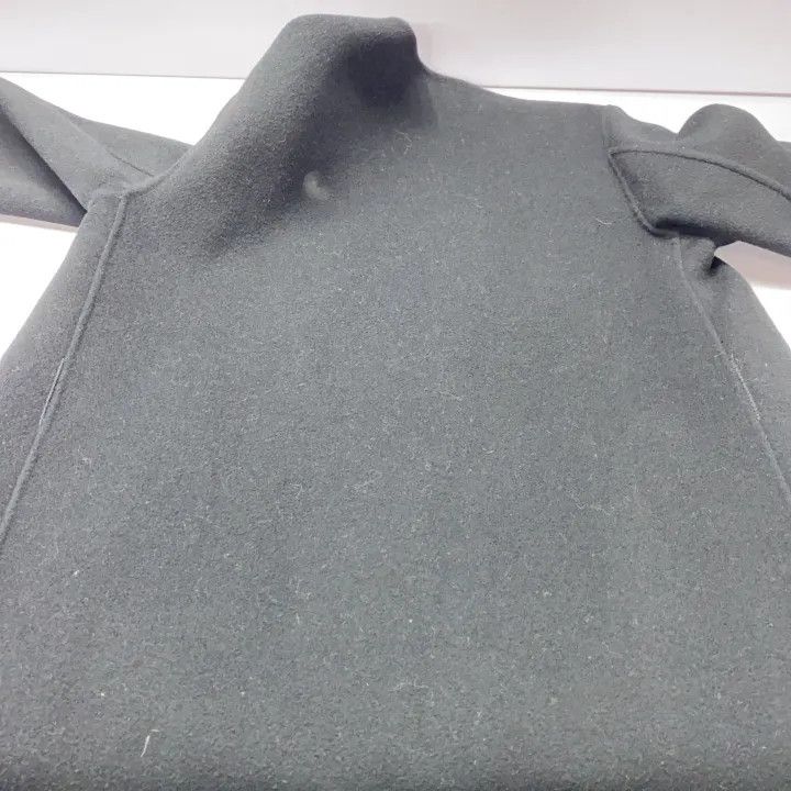 Max Mara Maxmara Chic Black Long Sleeve Coat 0079 Size M / US 6-8 / IT 42-44 - 9 Thumbnail