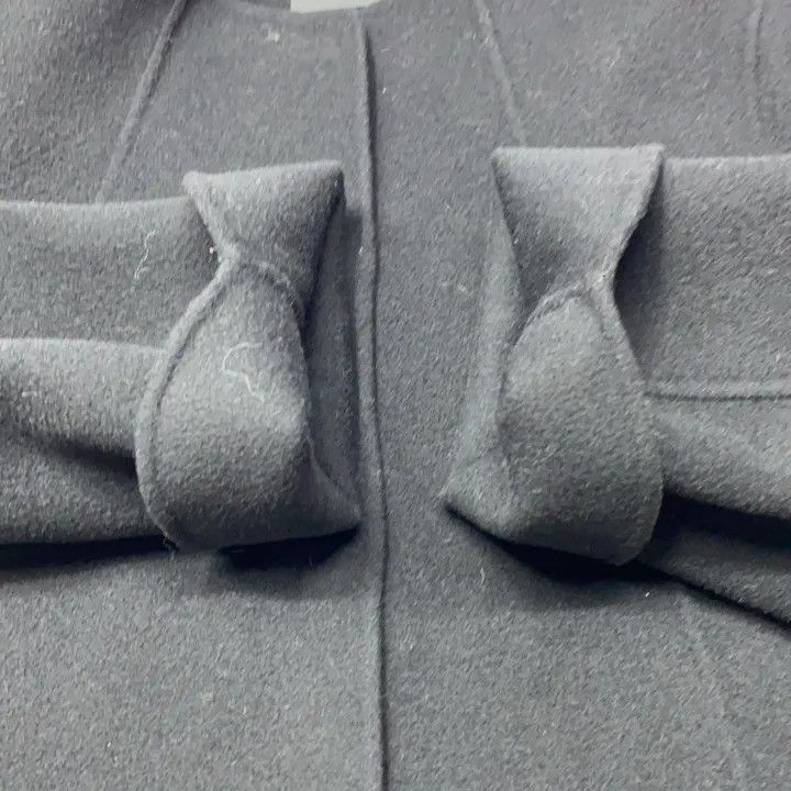 Max Mara Maxmara Chic Black Long Sleeve Coat 0079 Size M / US 6-8 / IT 42-44 - 10 Thumbnail