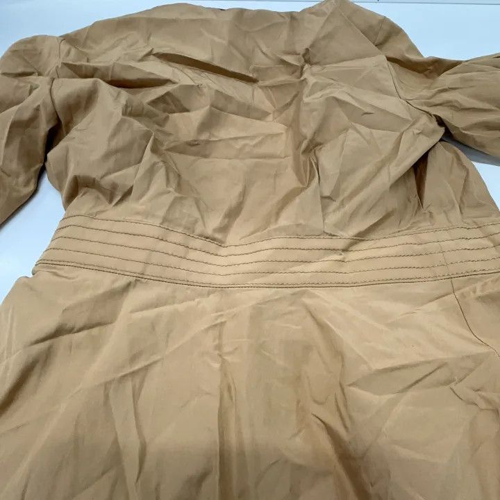 Max Mara Maxmara Long Sleeve Shirt Dress in Beige 0079 Size S / US 4 / IT 40 - 5 Thumbnail