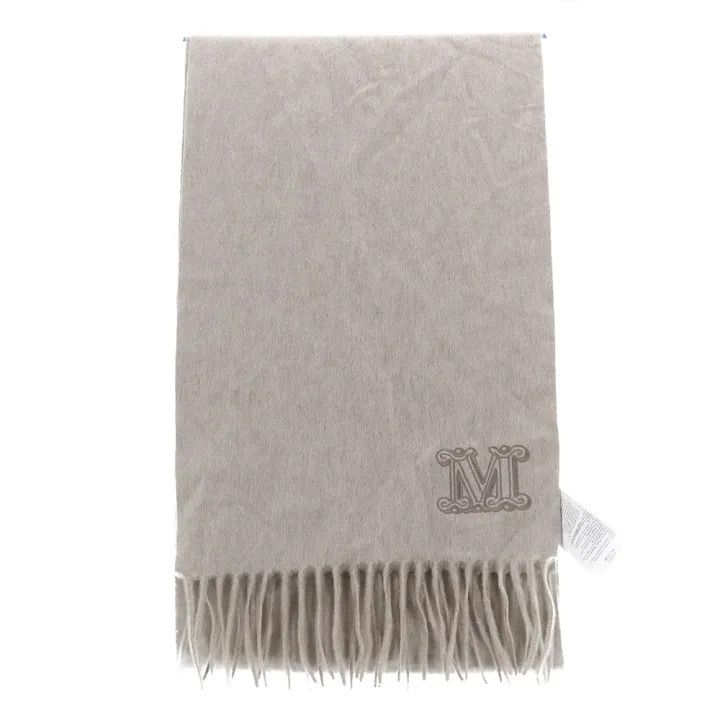 Max Mara MaxMara Simple Solid Knitted Scarf 0079 Size ONE SIZE - 2 Thumbnail