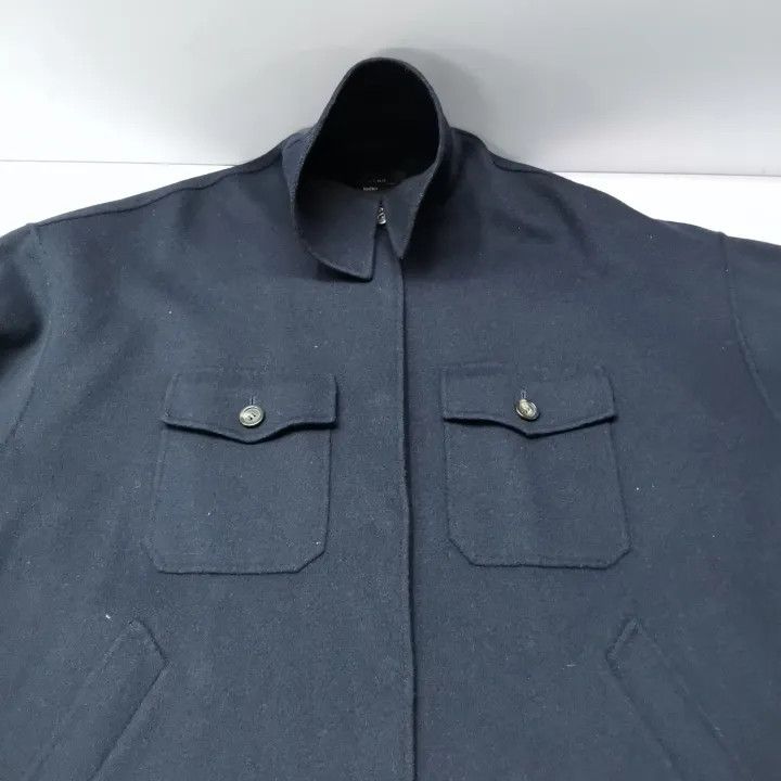 Max Mara Maxmara Simple Wool Blend Long Sleeve Jacket 0079 Size S / US 4 / IT 40 - 8 Thumbnail