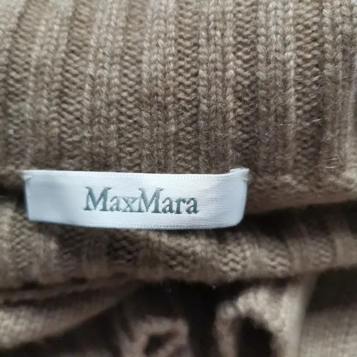 Max Mara Maxmara Brown Turtleneck Knit Sweater 0079 Size L / US 10 / IT 46 - 4 Thumbnail