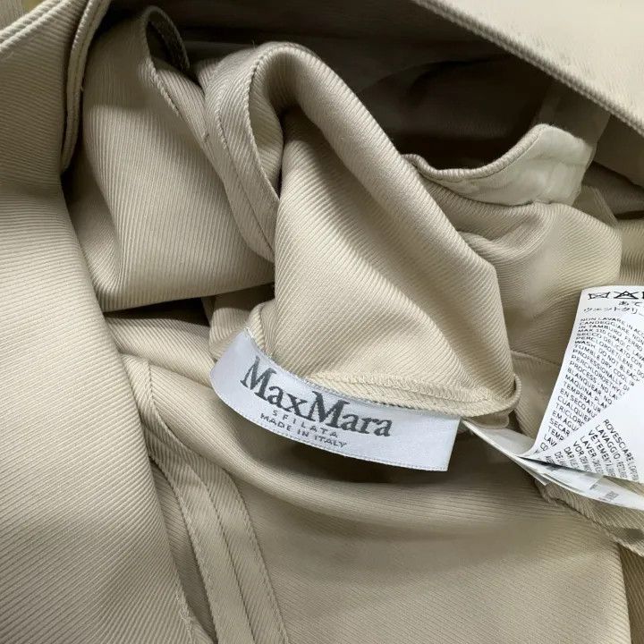 Max Mara MaxMara Casual Minimalist Beige Jacket 0079 Size M / US 6-8 / IT 42-44 - 5 Thumbnail
