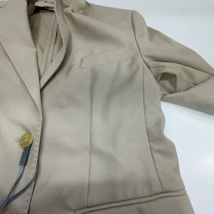 Max Mara MaxMara Casual Minimalist Beige Jacket 0079 Size M / US 6-8 / IT 42-44 - 10 Thumbnail