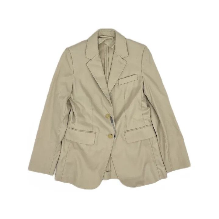 Max Mara MaxMara Casual Minimalist Beige Jacket 0079 Size M / US 6-8 / IT 42-44 - 2 Thumbnail