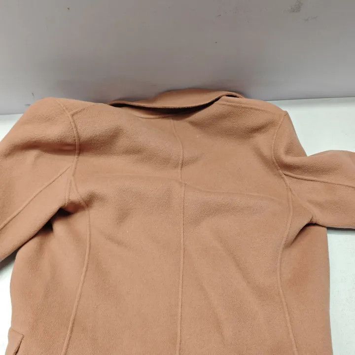 Max Mara Maxmara Double-Breasted Pink Wool Coat 0079 Size M / US 6-8 / IT 42-44 - 6 Thumbnail