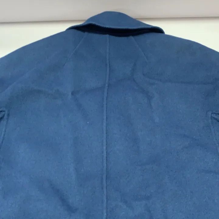 Max Mara Maxmara Casual Buttoned Coat in Blue 0079 Size M / US 6-8 / IT 42-44 - 4 Thumbnail