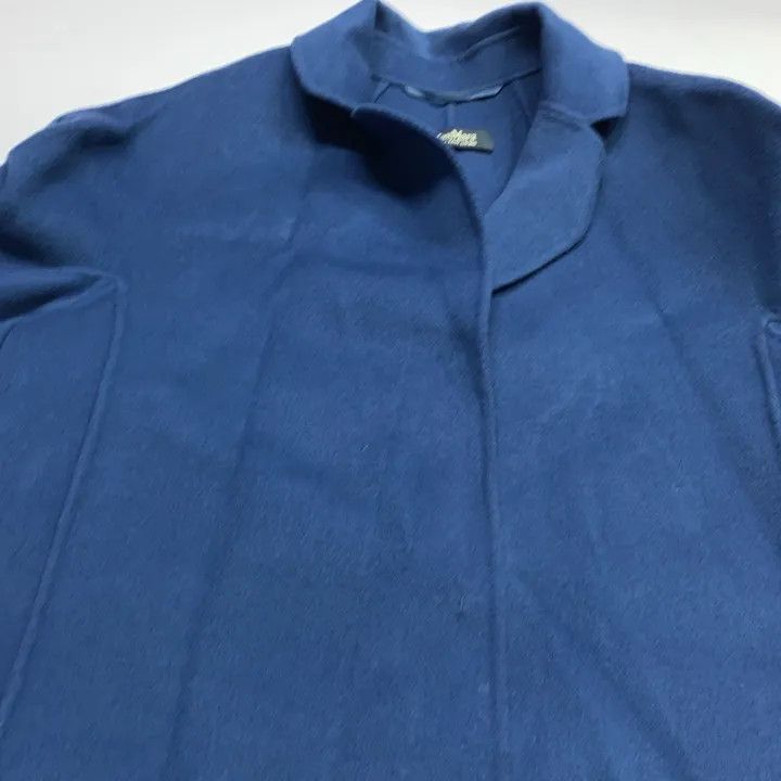 Max Mara Maxmara Casual Buttoned Coat in Blue 0079 Size M / US 6-8 / IT 42-44 - 6 Thumbnail