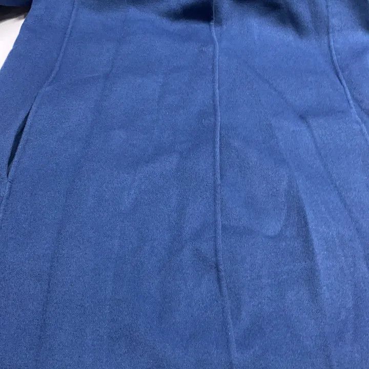 Max Mara Maxmara Casual Buttoned Coat in Blue 0079 Size M / US 6-8 / IT 42-44 - 7 Thumbnail