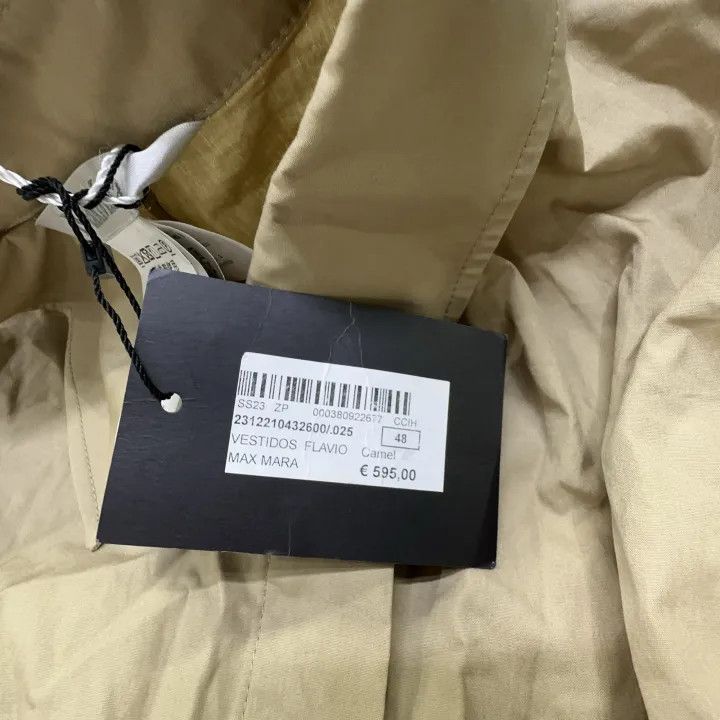 Max Mara MaxMara SS23 Classic Long Sleeve Dress 0079 Size XL / US 12-14 / IT 48-50 - 4 Thumbnail