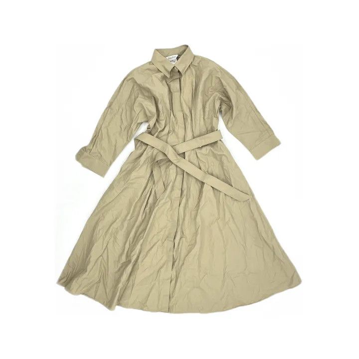 Max Mara MaxMara SS23 Classic Long Sleeve Dress 0079 Size XL / US 12-14 / IT 48-50 - 2 Thumbnail
