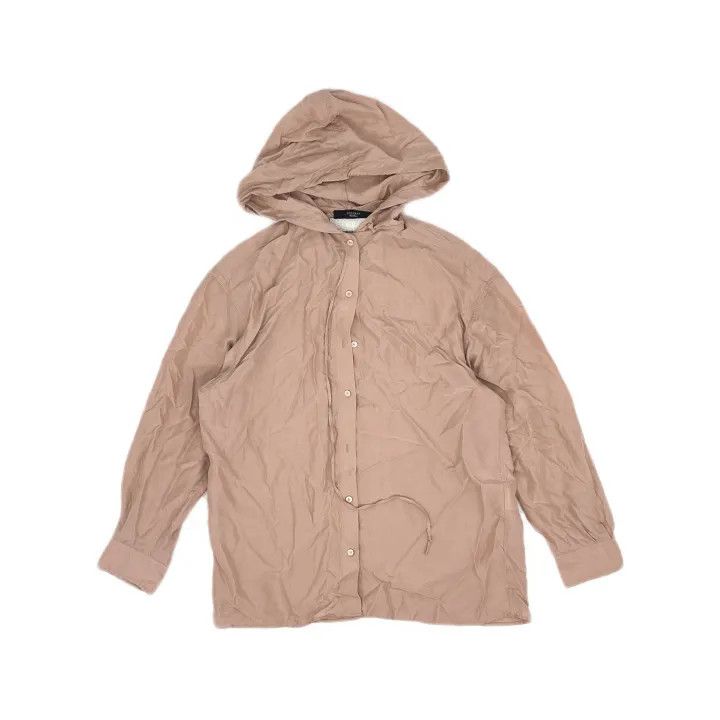 Max Mara Maxmara Casual Hooded Button-Up Jacket 0079 Size S / US 4 / IT 40 - 2 Thumbnail