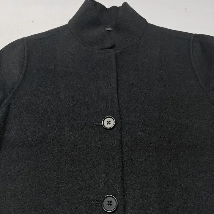Max Mara Max Mara Black Casual Outerwear Coat 0079 Size M / US 6-8 / IT 42-44 - 9 Thumbnail