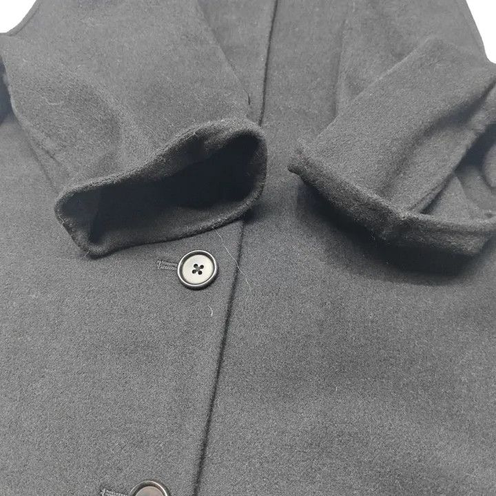 Max Mara Max Mara Black Casual Outerwear Coat 0079 Size M / US 6-8 / IT 42-44 - 8 Thumbnail