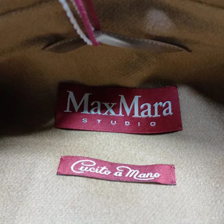 Max Mara Maxmara Stylish Casual Beige Overcoat 0079 Size S / US 4 / IT 40 - 2 Thumbnail