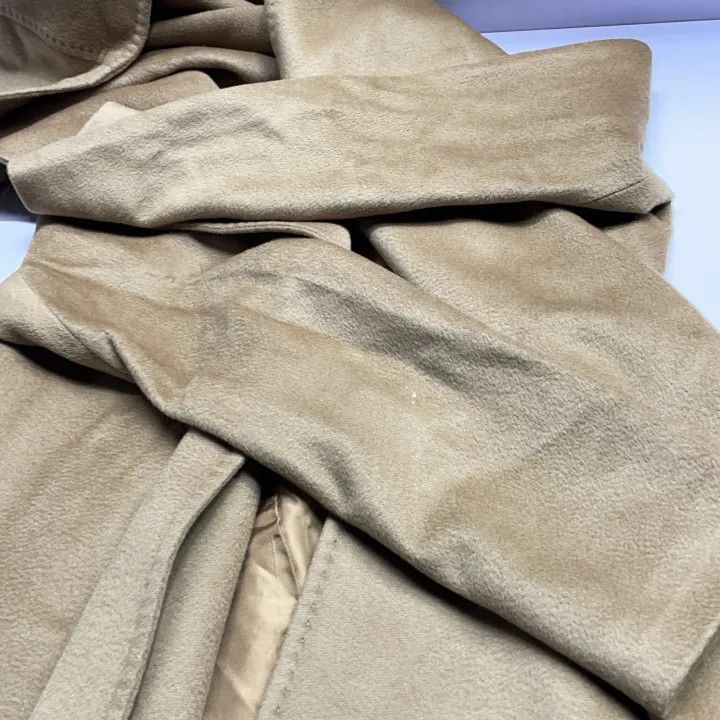 Max Mara Maxmara Cozy Beige Hooded Long Sleeve Jacket 0079 Size M / US 6-8 / IT 42-44 - 8 Thumbnail