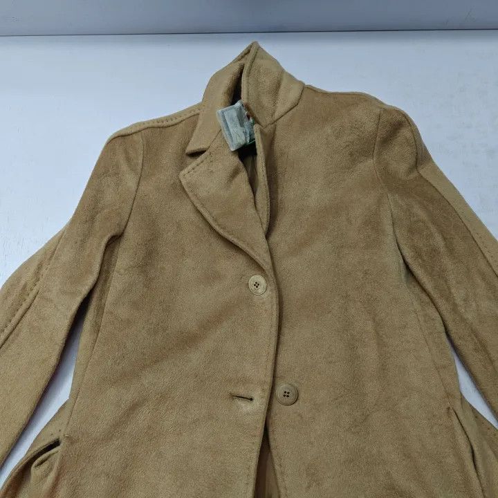 Max Mara Max Mara Casual Chic Khaki Overcoat 0079 Size S / US 4 / IT 40 - 9 Thumbnail