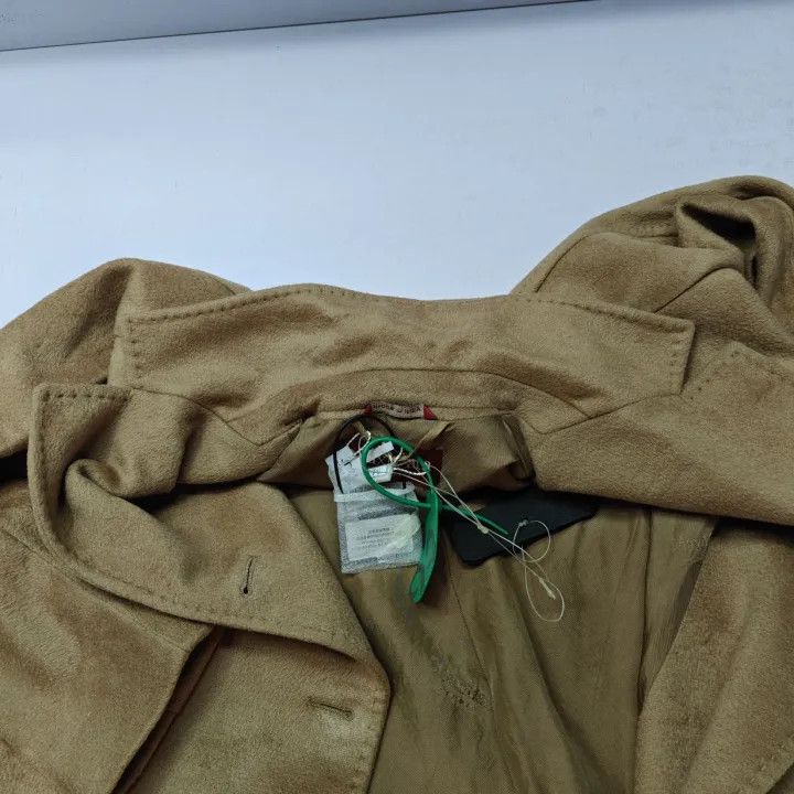 Max Mara Max Mara Casual Chic Khaki Overcoat 0079 Size S / US 4 / IT 40 - 8 Thumbnail