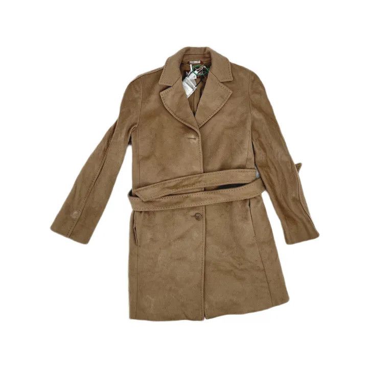 Max Mara Max Mara Casual Chic Khaki Overcoat 0079 Size S / US 4 / IT 40 - 2 Thumbnail