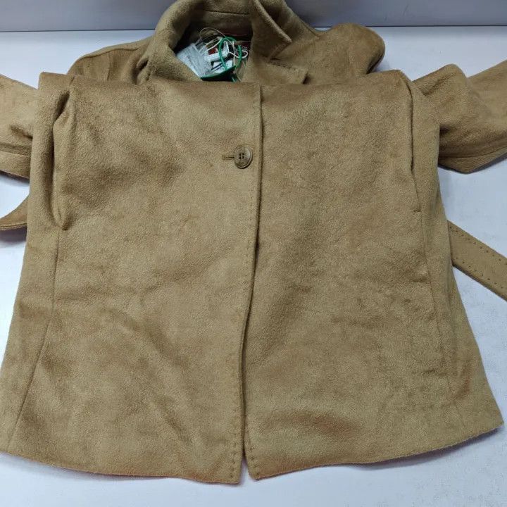 Max Mara Max Mara Casual Chic Khaki Overcoat 0079 Size S / US 4 / IT 40 - 13 Thumbnail