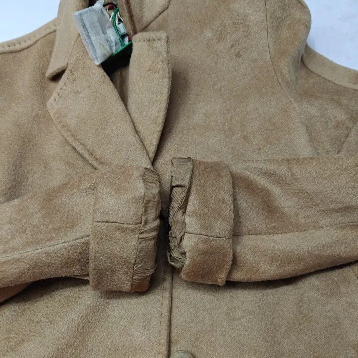 Max Mara Max Mara Casual Chic Khaki Overcoat 0079 Size S / US 4 / IT 40 - 11 Thumbnail