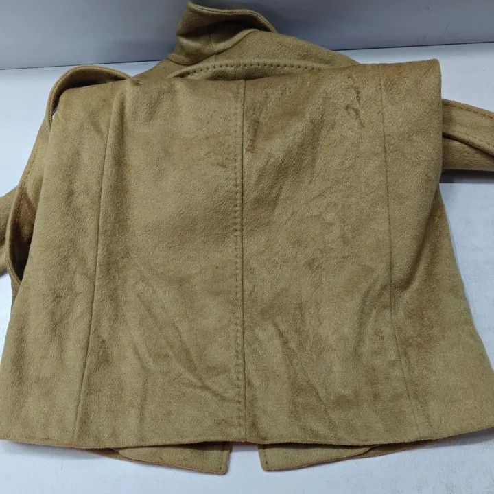 Max Mara Max Mara Casual Chic Khaki Overcoat 0079 Size S / US 4 / IT 40 - 15 Thumbnail
