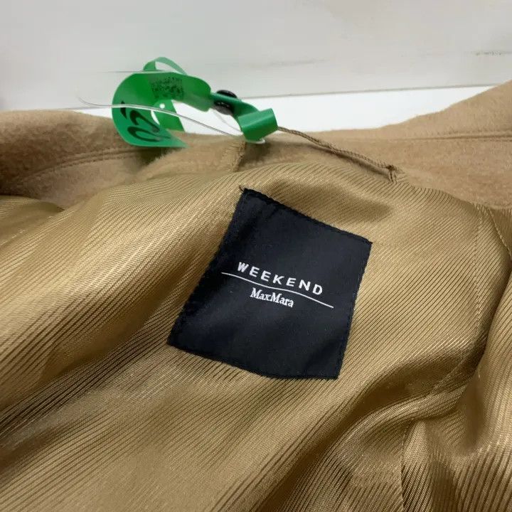 Max Mara WEEKEND MaxMara Long Sleeve Belted Coat in Khaki 0079 Size M / US 6-8 / IT 42-44 - 8 Thumbnail