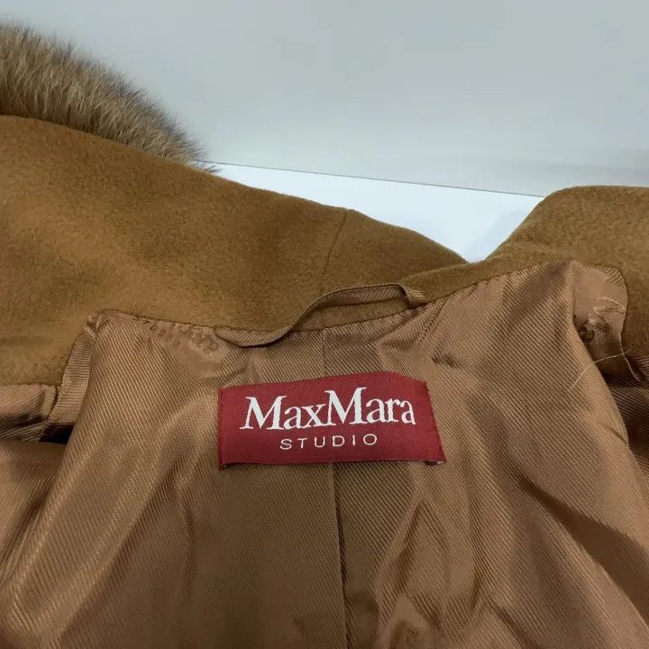 Max Mara MaxMara Hooded Long Coat with Fur Collar 0079 Size M / US 6-8 / IT 42-44 - 6 Thumbnail