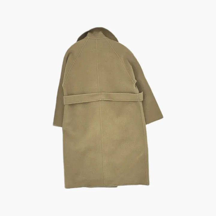 Max Mara Maxmara Brown Belted Long Sleeve Coat 0079 Size M / US 6-8 / IT 42-44 - 3 Thumbnail