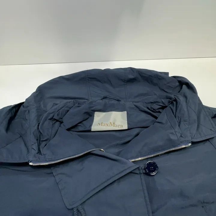Max Mara Maxmara Casual Stylish Hooded Jacket 0079 Size L / US 10 / IT 46 - 7 Thumbnail
