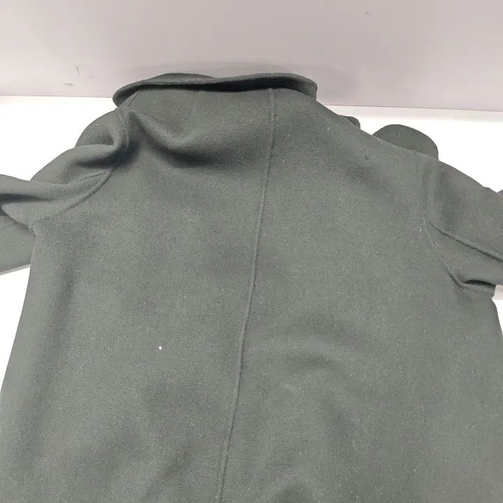 Max Mara Maxmara Black Wool Overcoat 0079 Size XL / US 12-14 / IT 48-50 - 6 Thumbnail