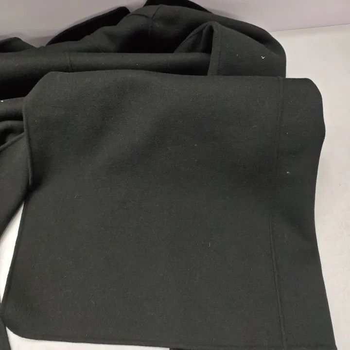Max Mara Maxmara Black Wool Overcoat 0079 Size XL / US 12-14 / IT 48-50 - 12 Thumbnail