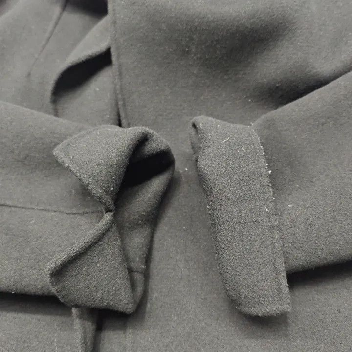 Max Mara Maxmara Black Wool Overcoat 0079 Size XL / US 12-14 / IT 48-50 - 9 Thumbnail