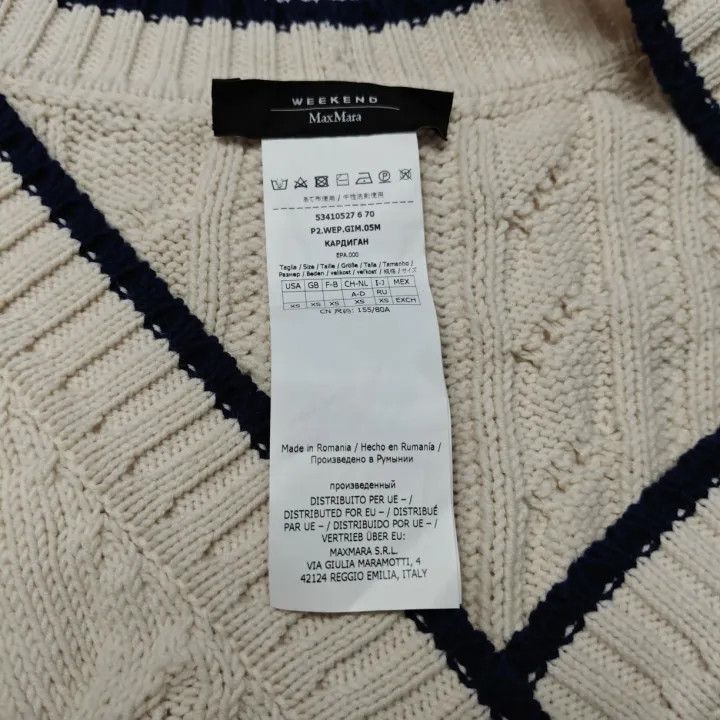 Max Mara Max Mara Comfortable Long Sleeve Button Knit Top 0079 Size XS / US 0-2 / IT 36-38 - 2 Thumbnail