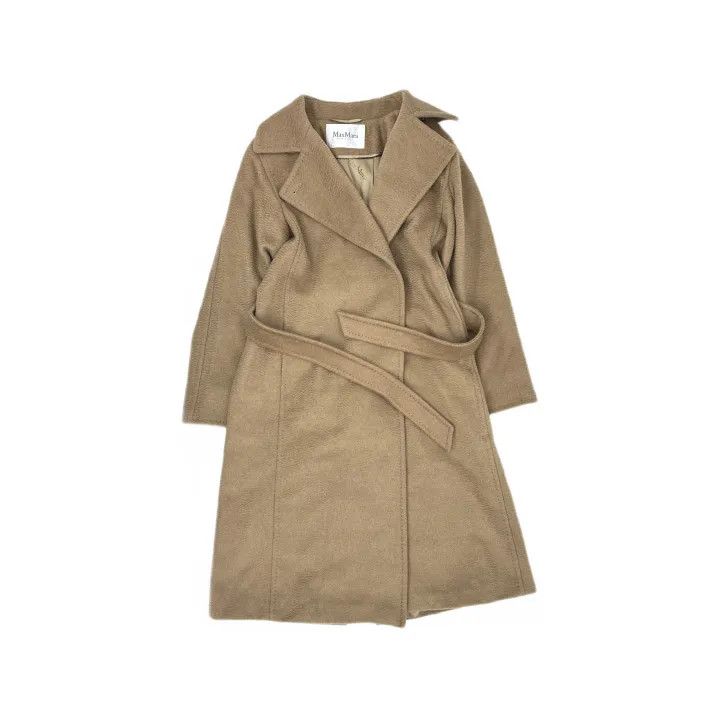 Max Mara Maxmara Classic Long Sleeve Belted Overcoat 0079 Size M / US 6-8 / IT 42-44 - 2 Thumbnail