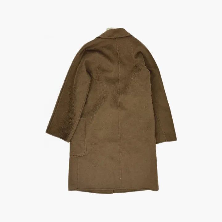 Max Mara Maxmara Classic Double-Breasted Long Coat in Beige 0079 Size M / US 6-8 / IT 42-44 - 3 Thumbnail