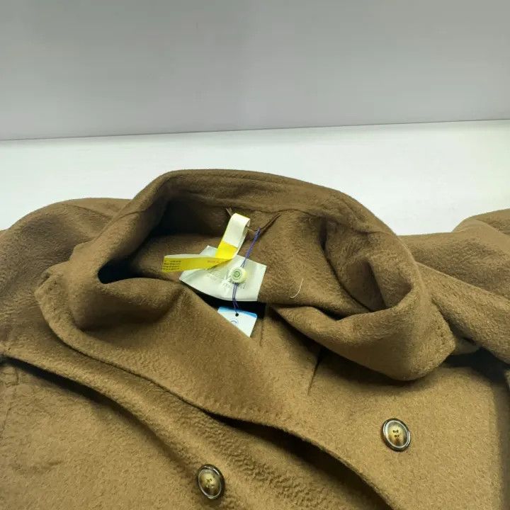 Max Mara Maxmara Classic Double-Breasted Long Coat in Beige 0079 Size M / US 6-8 / IT 42-44 - 7 Thumbnail