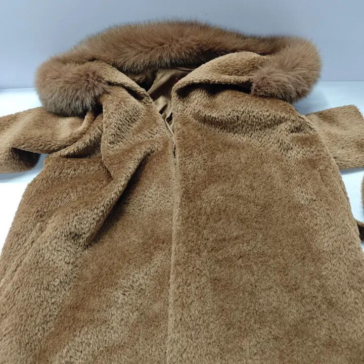 Max Mara Maxmara Teddy Collection Versatile Brown Coat 0079 Size S / US 4 / IT 40 - 7 Thumbnail