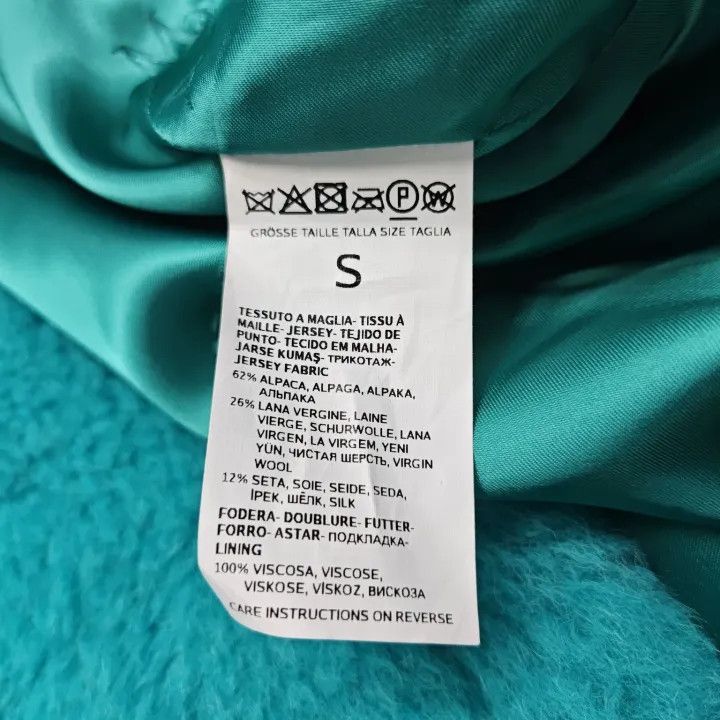 Max Mara Maxmara Blue Casual Button-Up Coat 0079 Size S / US 4 / IT 40 - 3 Thumbnail
