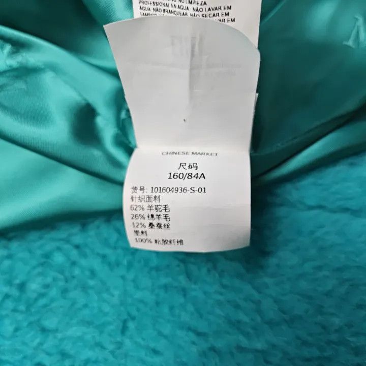 Max Mara Maxmara Blue Casual Button-Up Coat 0079 Size S / US 4 / IT 40 - 4 Thumbnail